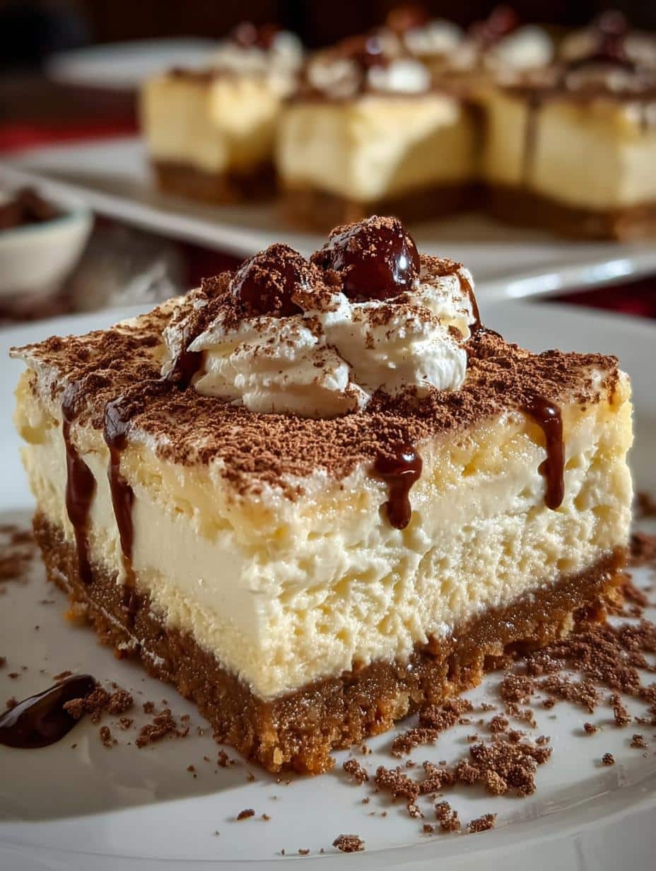 Indulgent Holiday Eggnog Cheesecake Bars You’ll Love - Indulgent Holiday Eggnog Cheesecake - additional detail