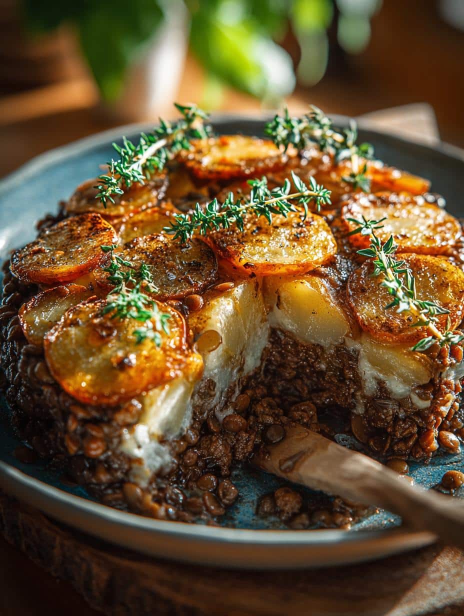 Mushroom Ground Beef Lentil