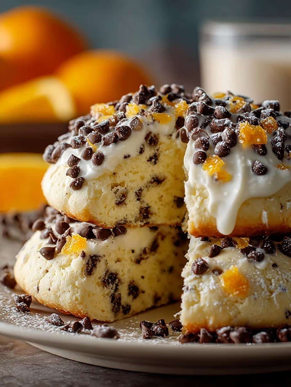 Delicious Orange Chocolate Chip Ricotta Cookies Recipe - Orange Chocolate Chip Ricotta - main visual representation
