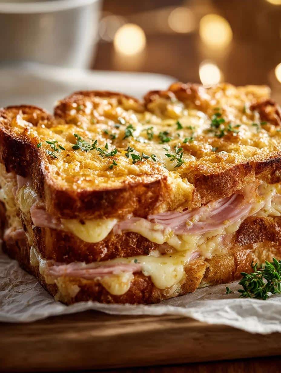 Overnight Ham Swiss Cheese