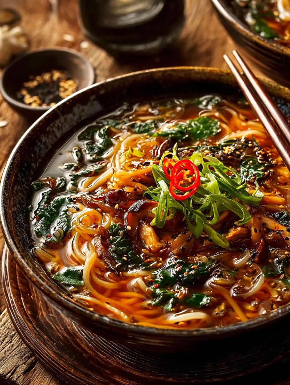 Delicious Peanut Ginger Noodle Soup Recipe to Savor - Peanut Ginger Noodle Soup - main visual representation