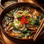 Peanut Ginger Noodle Soup