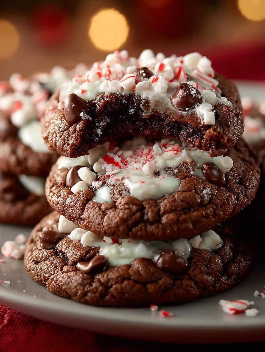 Peppermint Mocha Cookies