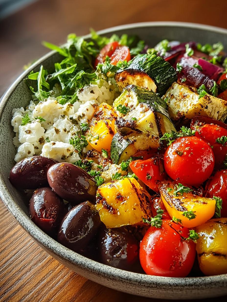 Roasted Veggie Mediterranean Bowl: 5 Ingredients for Flavor - Roasted Veggie Mediterranean Bowl - main visual representation
