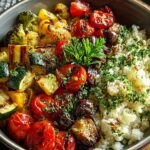 Roasted Veggie Mediterranean Bowl