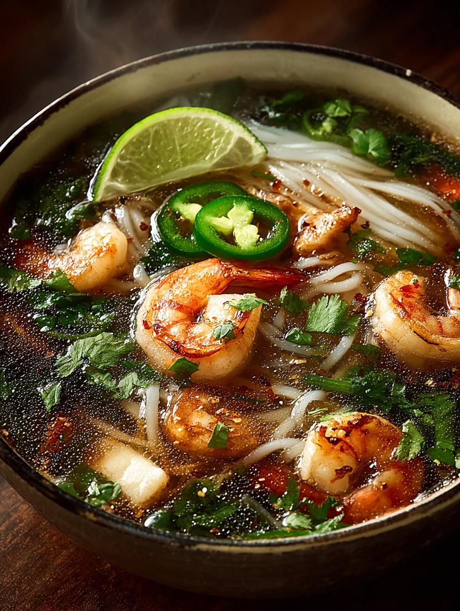 Shrimp Rice Noodle Soup: 7 Reasons to Love This Delight - Shrimp Rice Noodle Soup - main visual representation