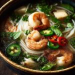Shrimp Rice Noodle Soup