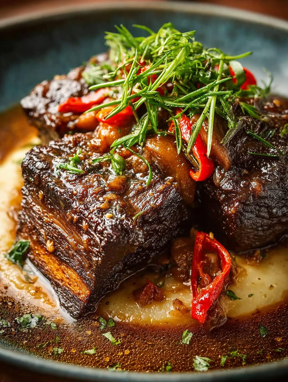 Slow Braised Beef Short
