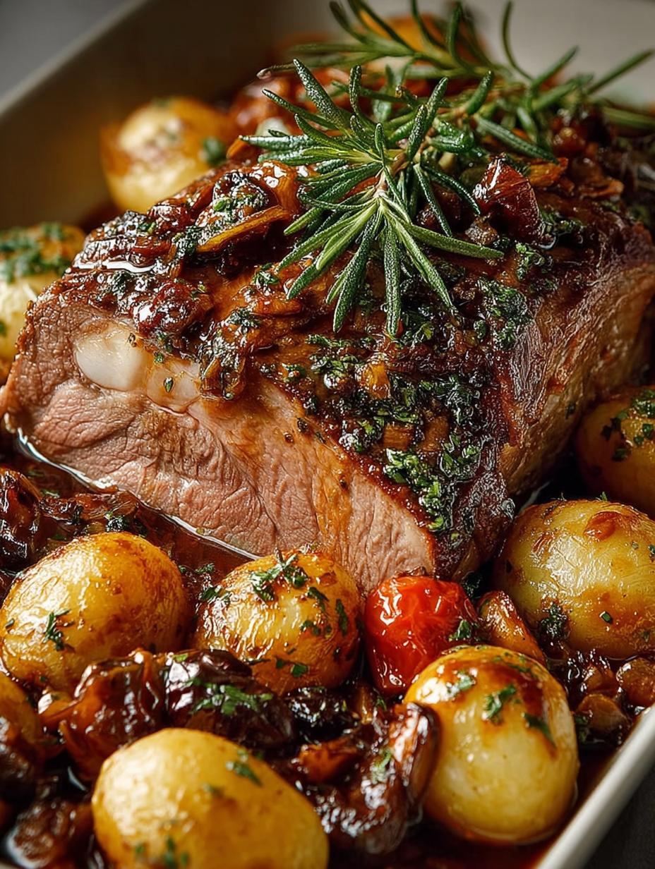 Slow Roasted Mediterranean Lamb