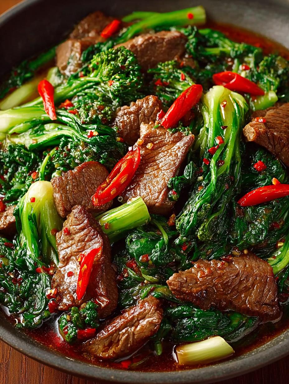 Spicy Beef Greens with 7 Bold Flavors for Dinner Tonight - Spicy Beef Greens with - main visual representation