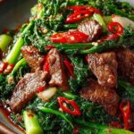 Spicy Beef Greens with