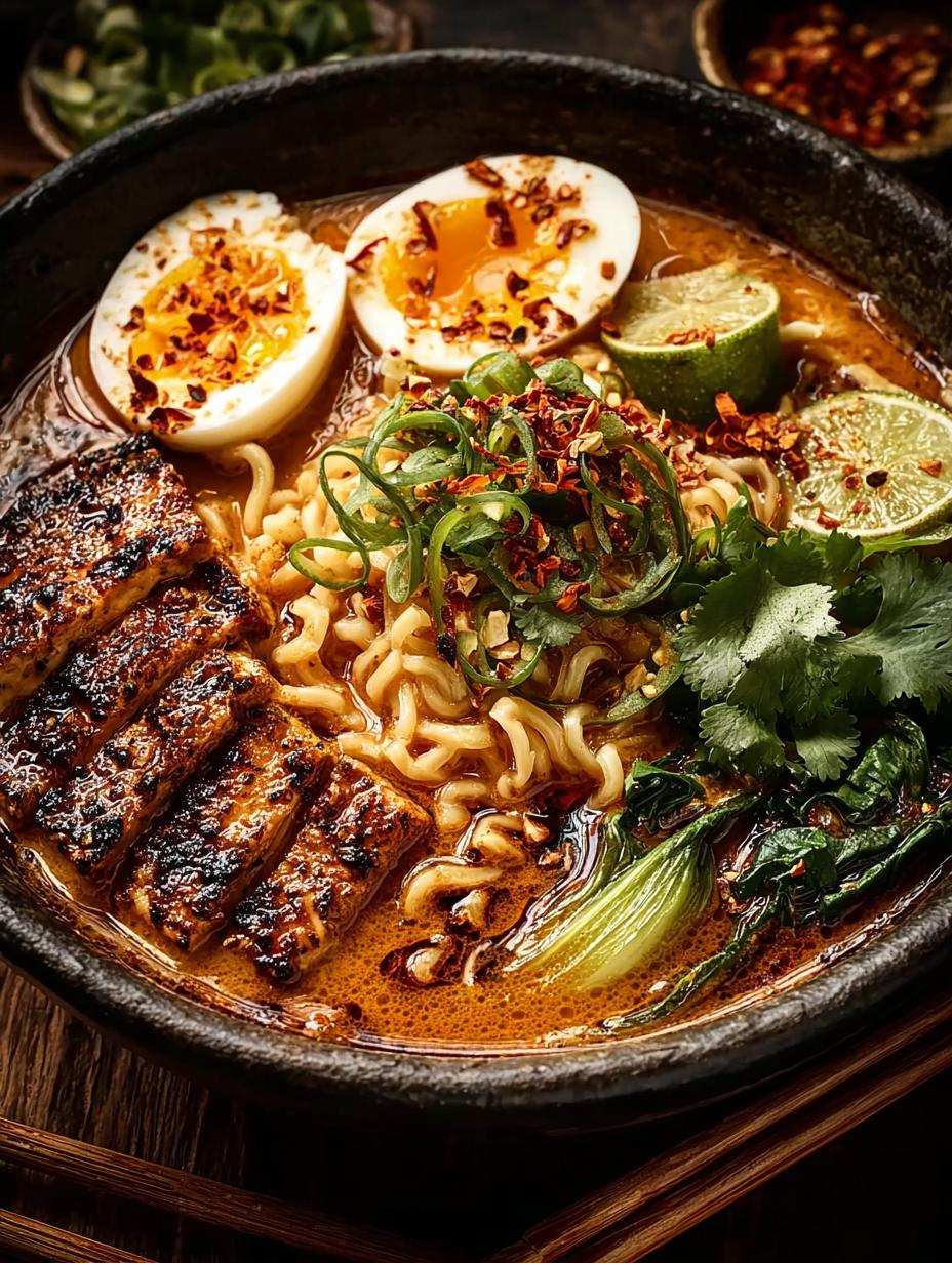 Spicy Peanut Ramen: 7 Bold Flavors in One Delicious Bowl - Spicy Peanut Ramen - additional detail
