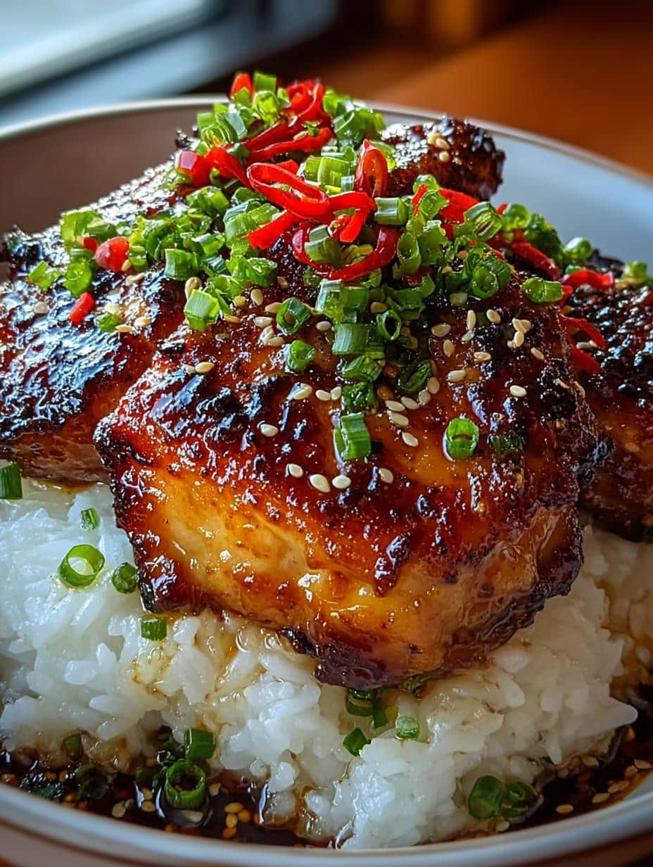 Sriracha Honey Glazed Chicken