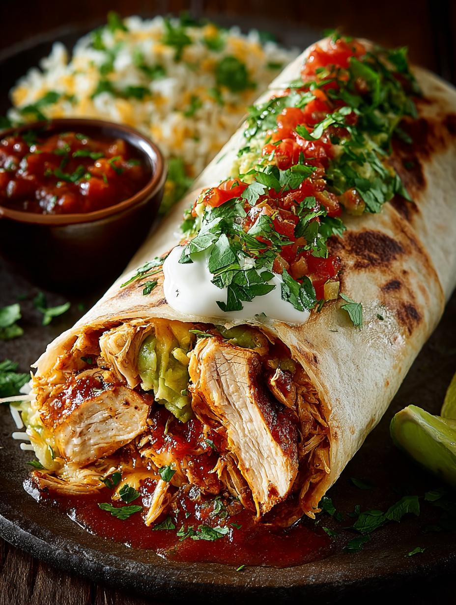 Two Sauce Chicken Burritos: A Delicious Flavor Fusion - Two Sauce Chicken Burritos - additional detail