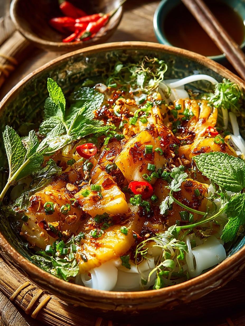 Delicious Vietnamese Turmeric Sole Bowls Recipe - Vietnamese Turmeric Sole Bowls - additional detail