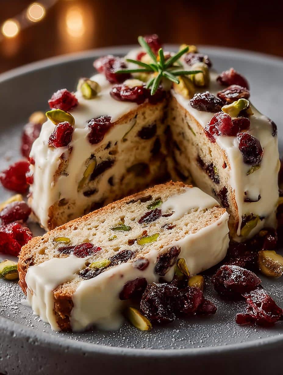 White Chocolate Cranberry Pistachio Biscotti Delight - White Chocolate Cranberry Pistachio - main visual representation