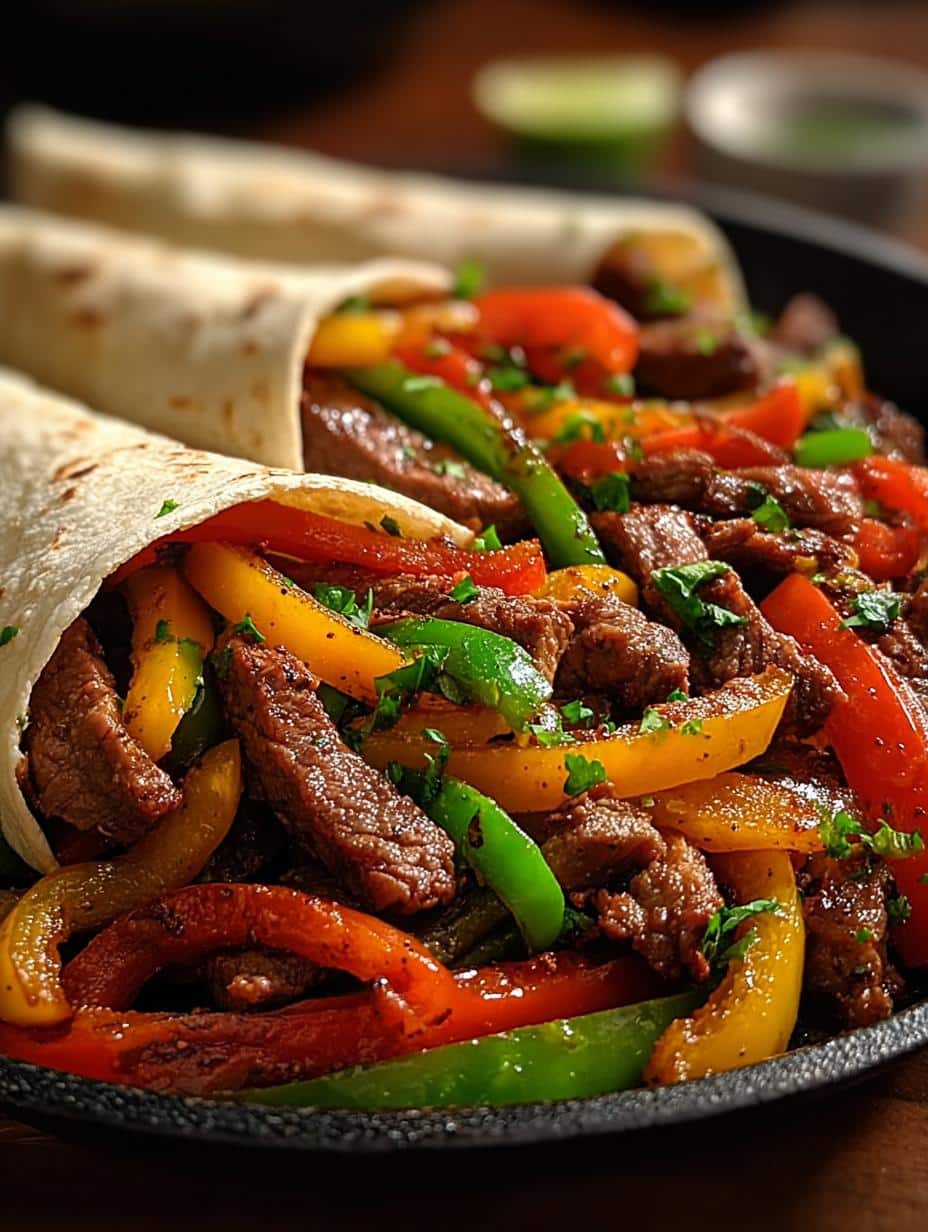 Zesty Beef Pepper Fajita