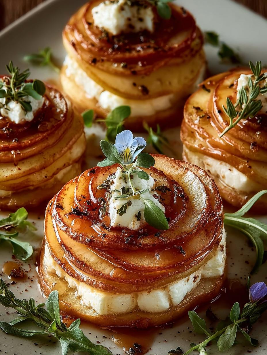 Apple Pear Goat Cheese Puff Pastry Tarts Delight - Apple Pear Goat Cheese - main visual representation