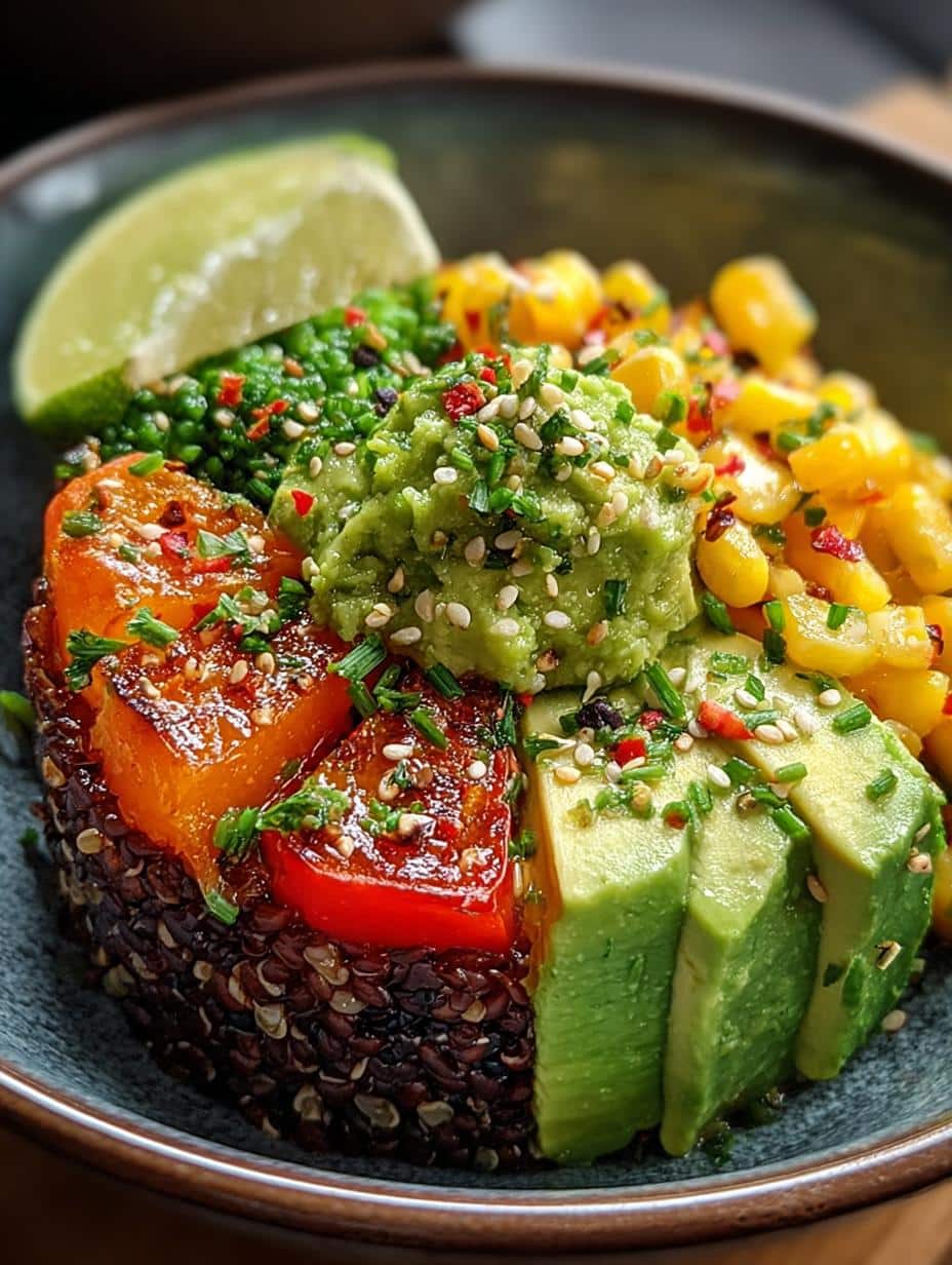 Avocado Lime Veggie Power: 5 Bold Flavorful Bowls - Avocado Lime Veggie Power - additional detail