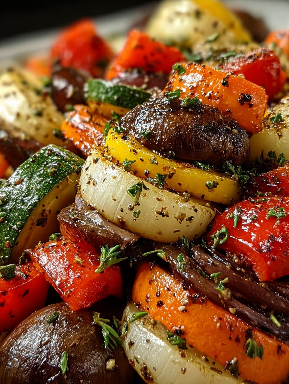 Delicious Balsamic Roasted Veggie Medley Recipe to Try - Balsamic Roasted Veggie Medley - main visual representation