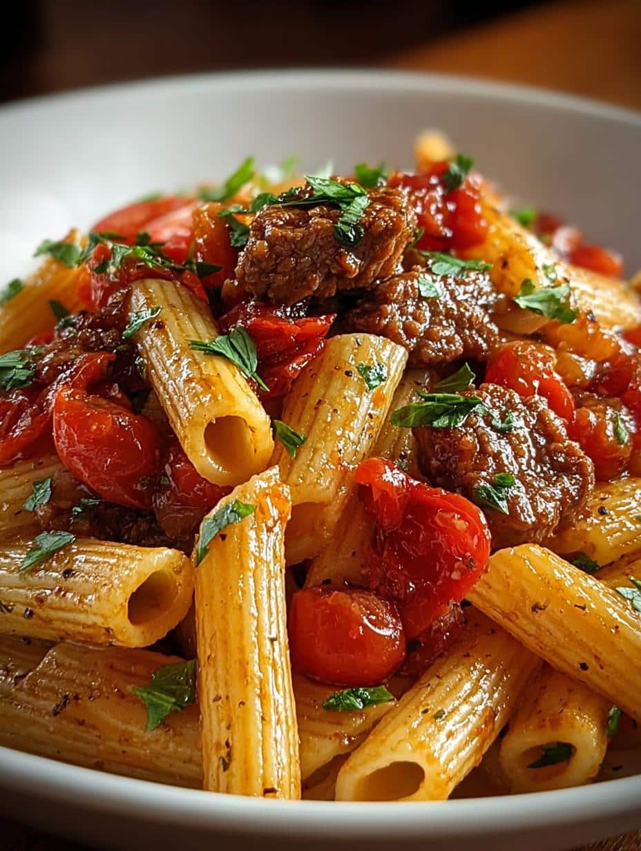 Beef Tomato Pasta That Delivers Comforting Homemade Flavor - Beef Tomato Pasta That - main visual representation