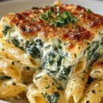 Cheese Spinach Pasta Comfort