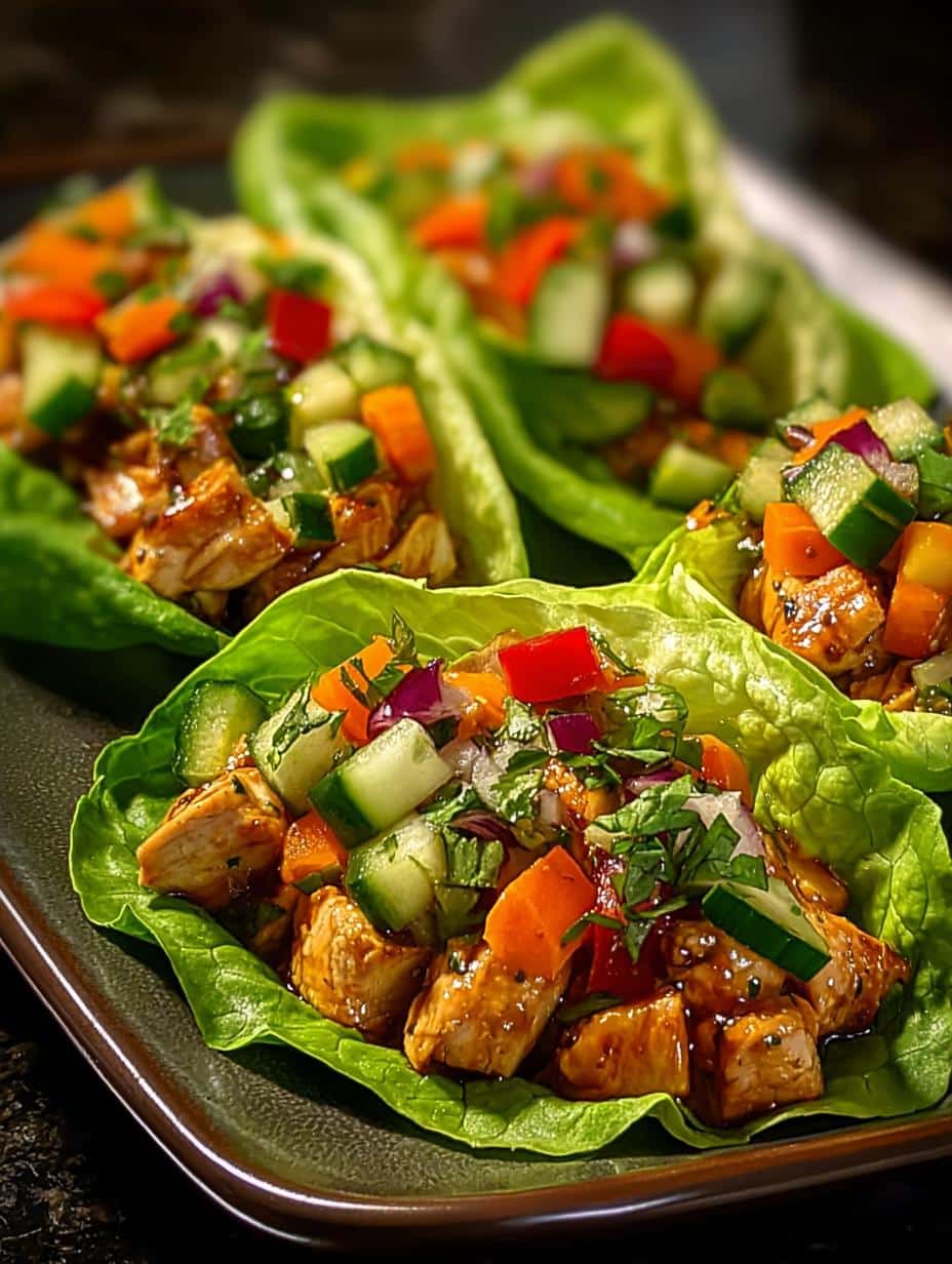 Chicken Veggie Lettuce Wraps: 5 Flavorful Ways to Enjoy - Chicken Veggie Lettuce Wraps - additional detail