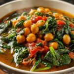 Chickpea Spinach Stew Cozy