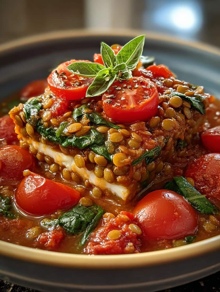 Comfort Tomato Spinach Lentil