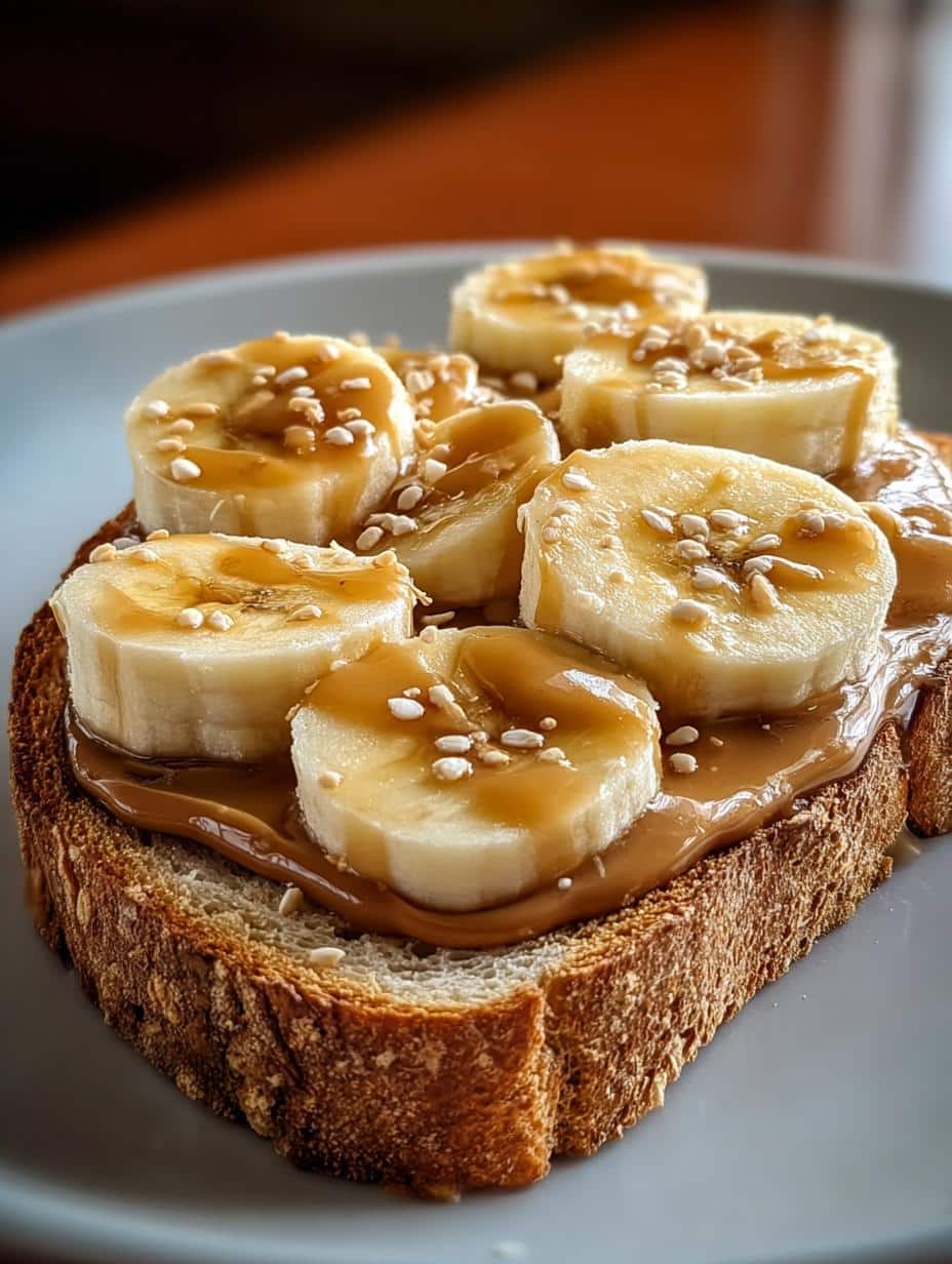 Best Creamy Peanut Butter Banana Toast for a Blissful Breakfast - Creamy Peanut Butter Banana - additional detail