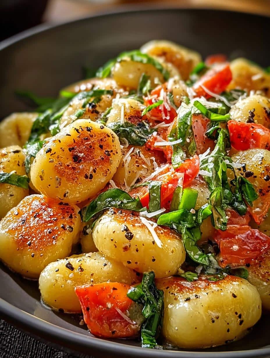 Garlic Butter Veggie Gnocchi