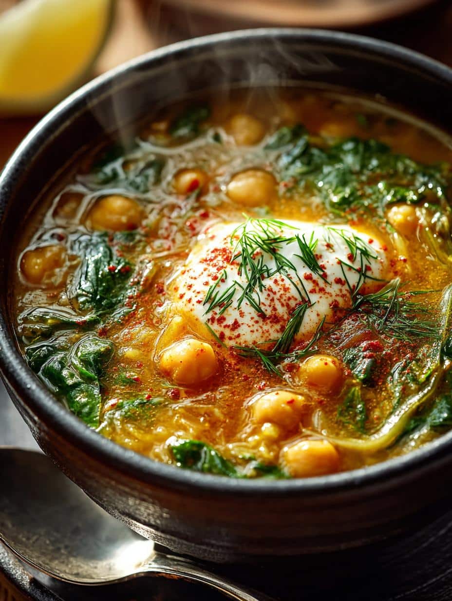 Herb Chickpea Soup with