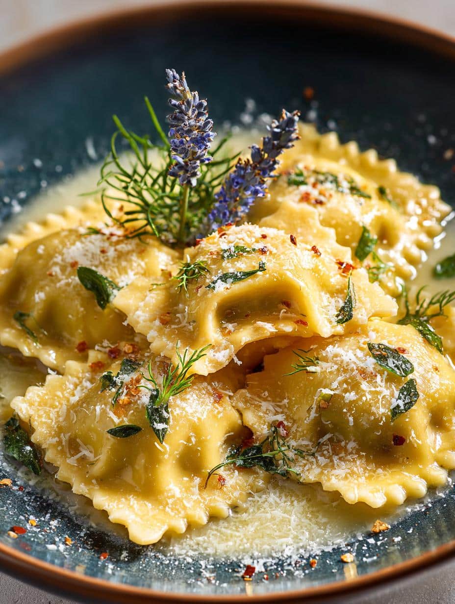 Lavender Parmesan Tortelli Butter: A Delectable Delight - Lavender Parmesan Tortelli Butter - additional detail