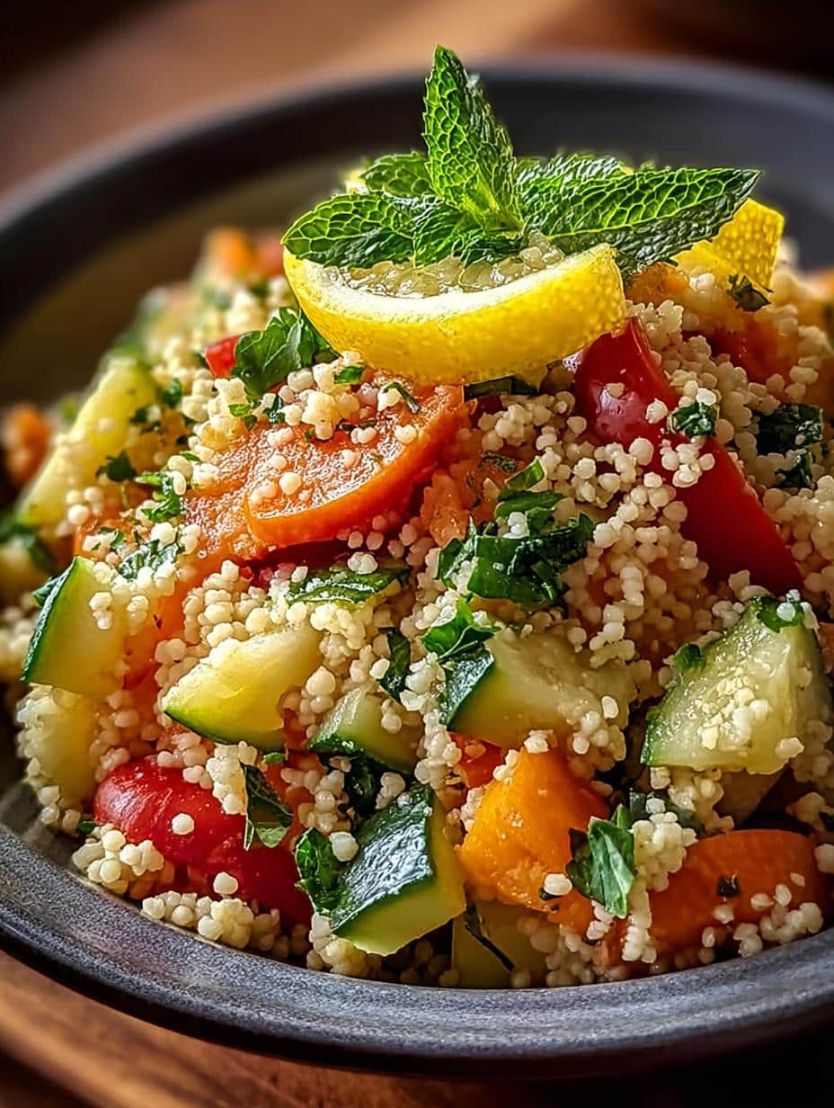 Lemon Garlic Veggie Couscous: 7 Flavorful Variations - Lemon Garlic Veggie Couscous - main visual representation