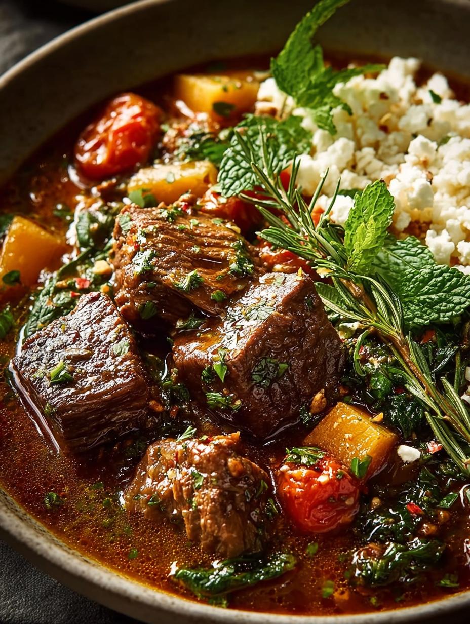 Lemon Herb Beef Stew: 6 Hours to Cozy Comfort - Lemon Herb Beef Stew - additional detail