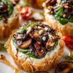 Lemon Mushroom Goat Cheese