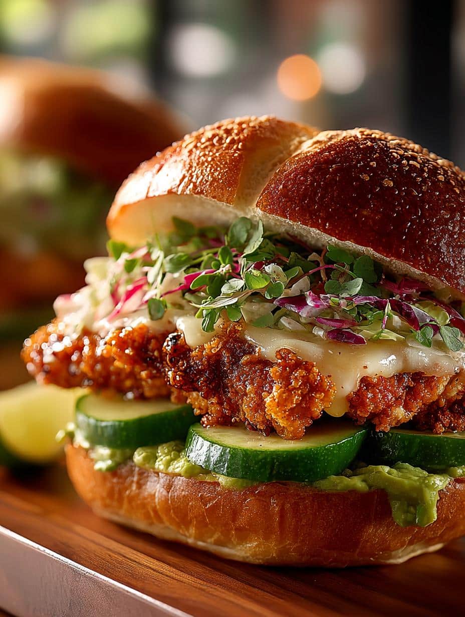 Lime Honey Chicken Sandwich