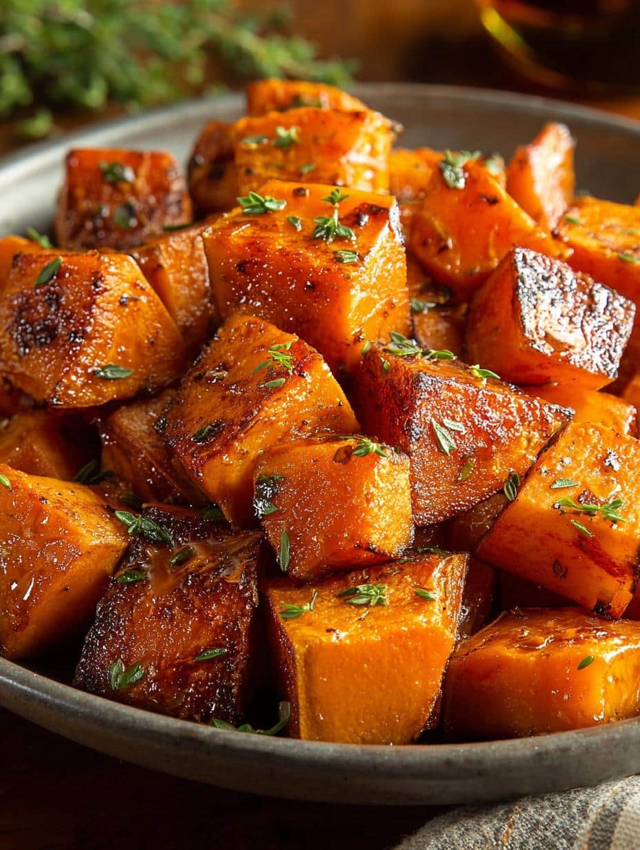Roasted Sweet Potatoes with Cinnamon & Honey Delight - Roasted Sweet Potatoes with - main visual representation
