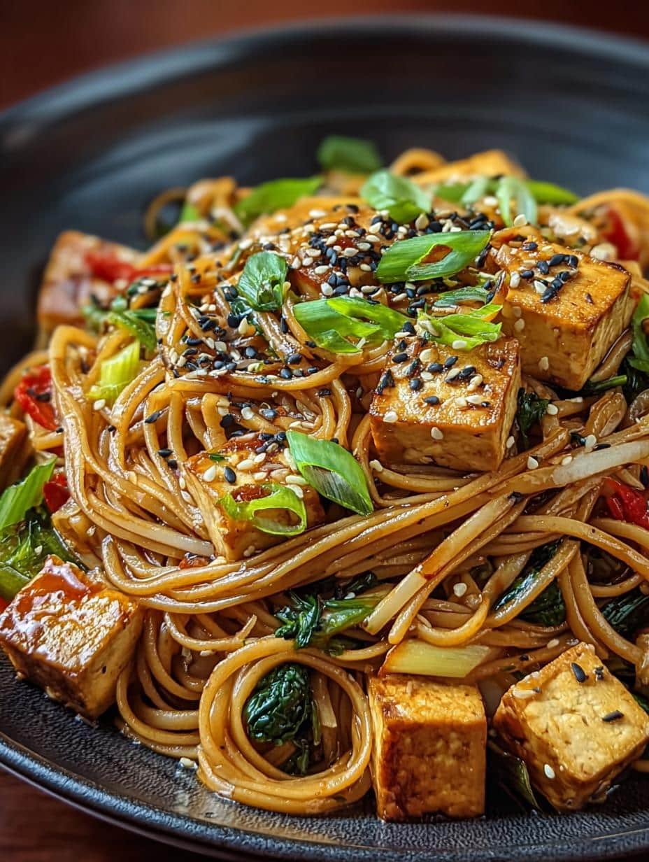 Easy Sesame Ginger Tofu Noodles for Bold Flavors - Sesame Ginger Tofu Noodles - main visual representation