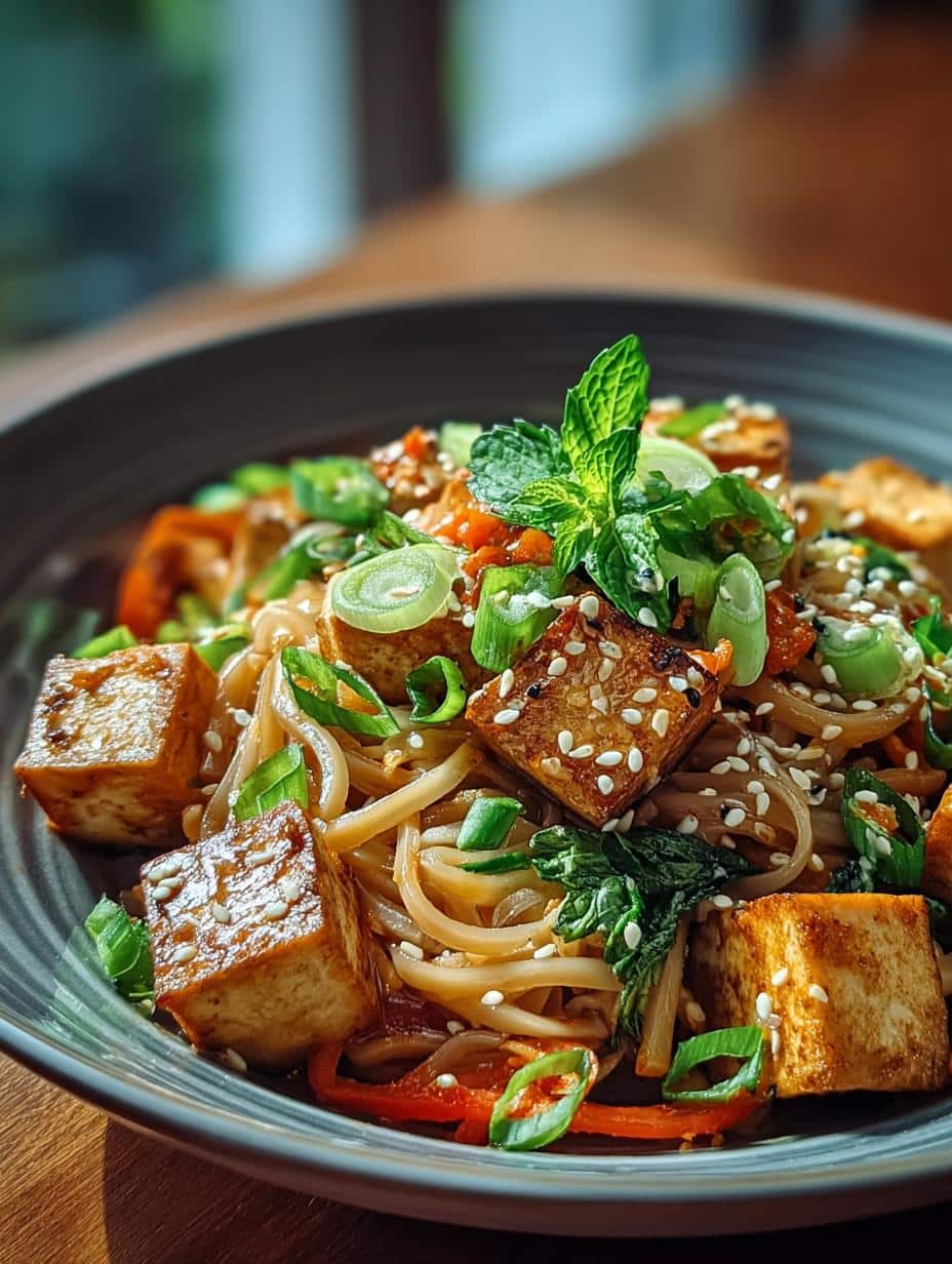 Easy Sesame Ginger Tofu Noodles for Bold Flavors - Sesame Ginger Tofu Noodles - additional detail