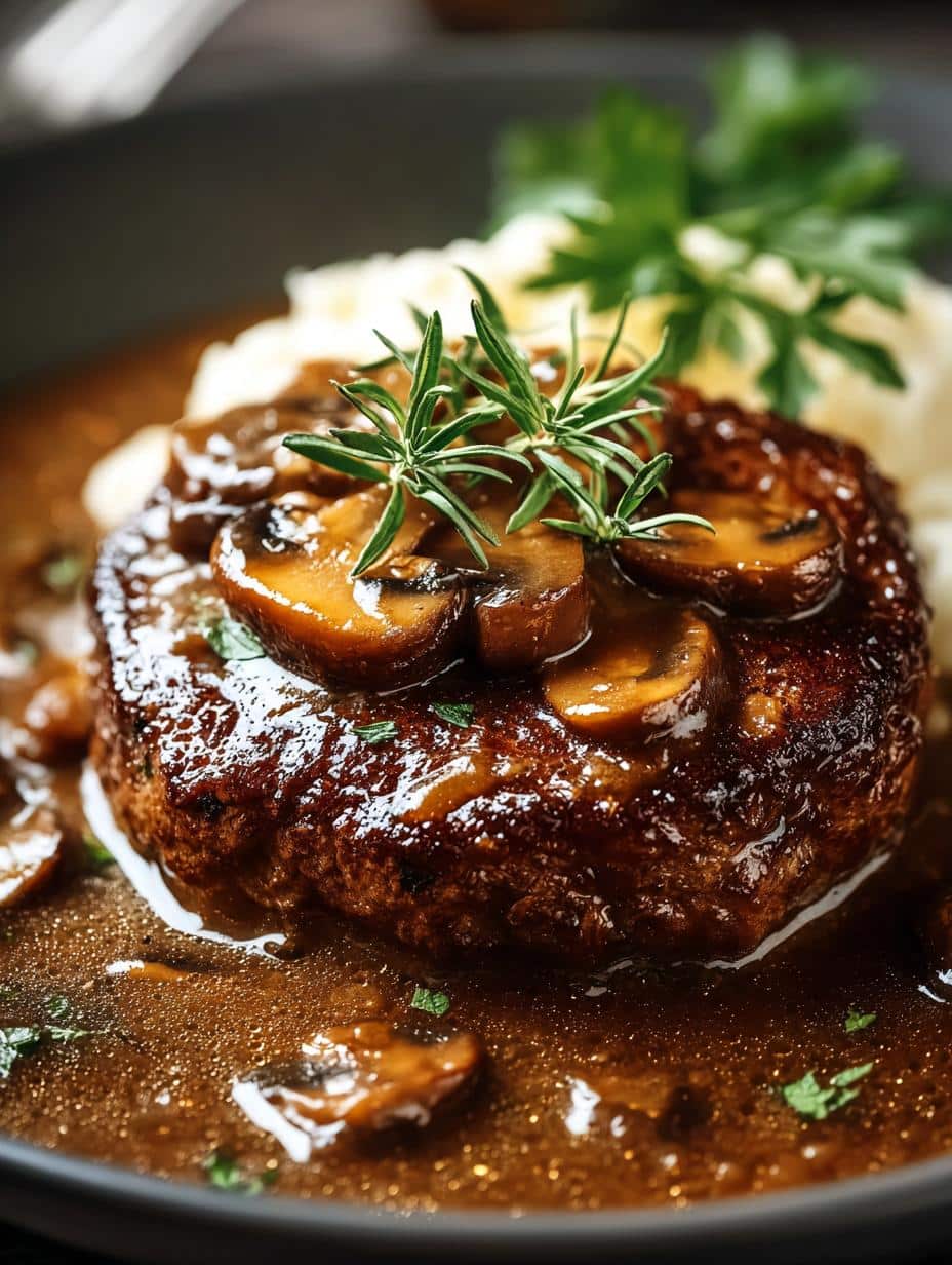 Slow Cooker Salisbury Steak