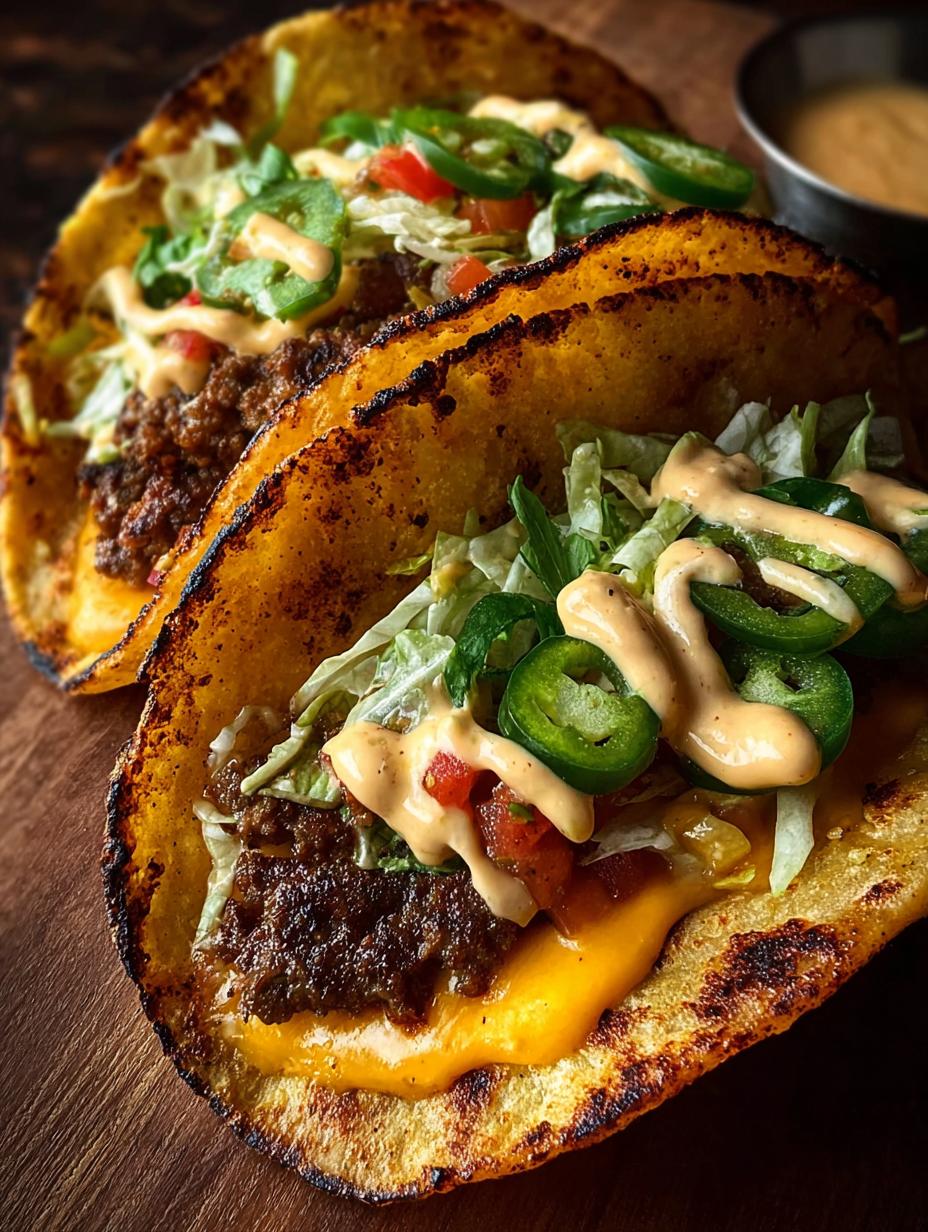 Sourdough Smash Burger Tacos