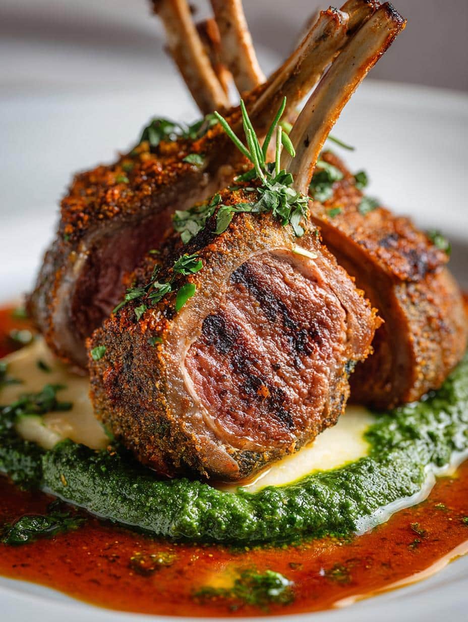 Spice Crusted Lamb Racks: 5 Gourmet Secrets for Perfection - Spice Crusted Lamb Racks - additional detail