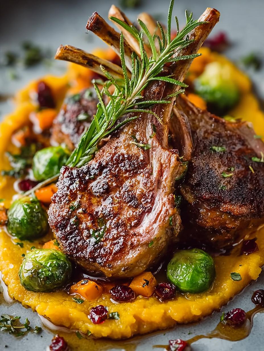 Spiced Lamb Rack Butternut