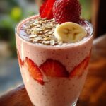 Strawberry Banana Oat Smoothie