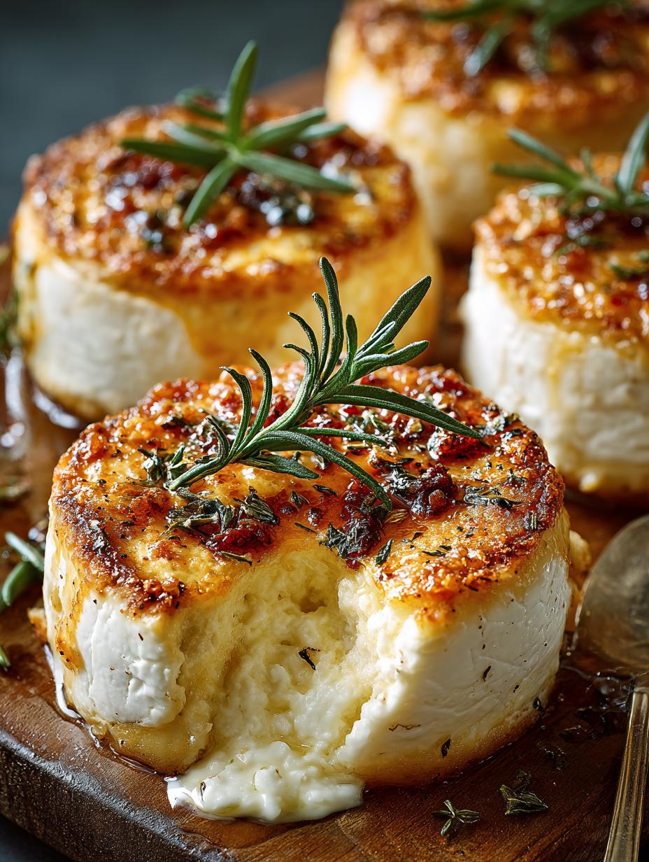 Twice Baked Goat Cheese Soufflés with Lemon Zest Delight - Twice Baked Goat Cheese - additional detail