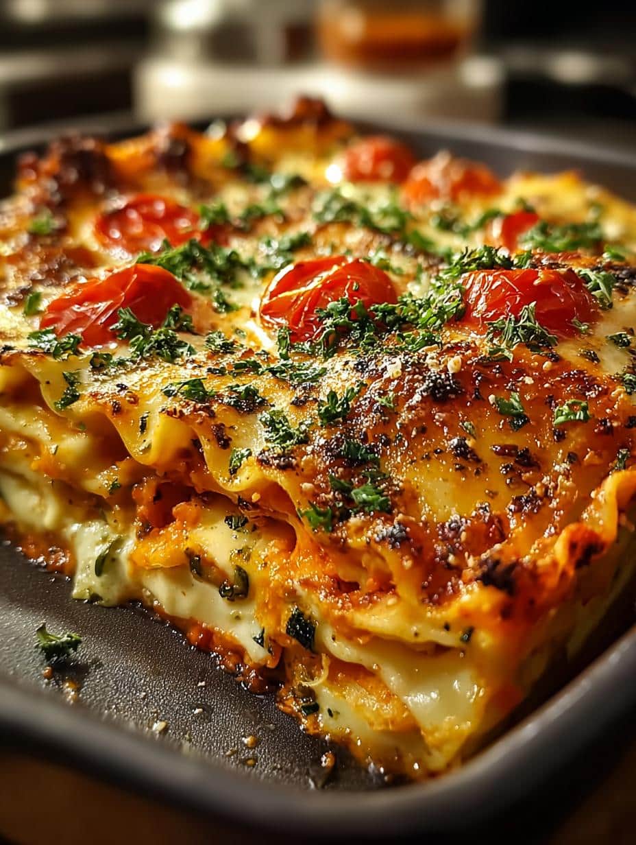 Vegetable Lasagna Bake Cozy: 8 Layers of Comfort - Vegetable Lasagna Bake Cozy - additional detail