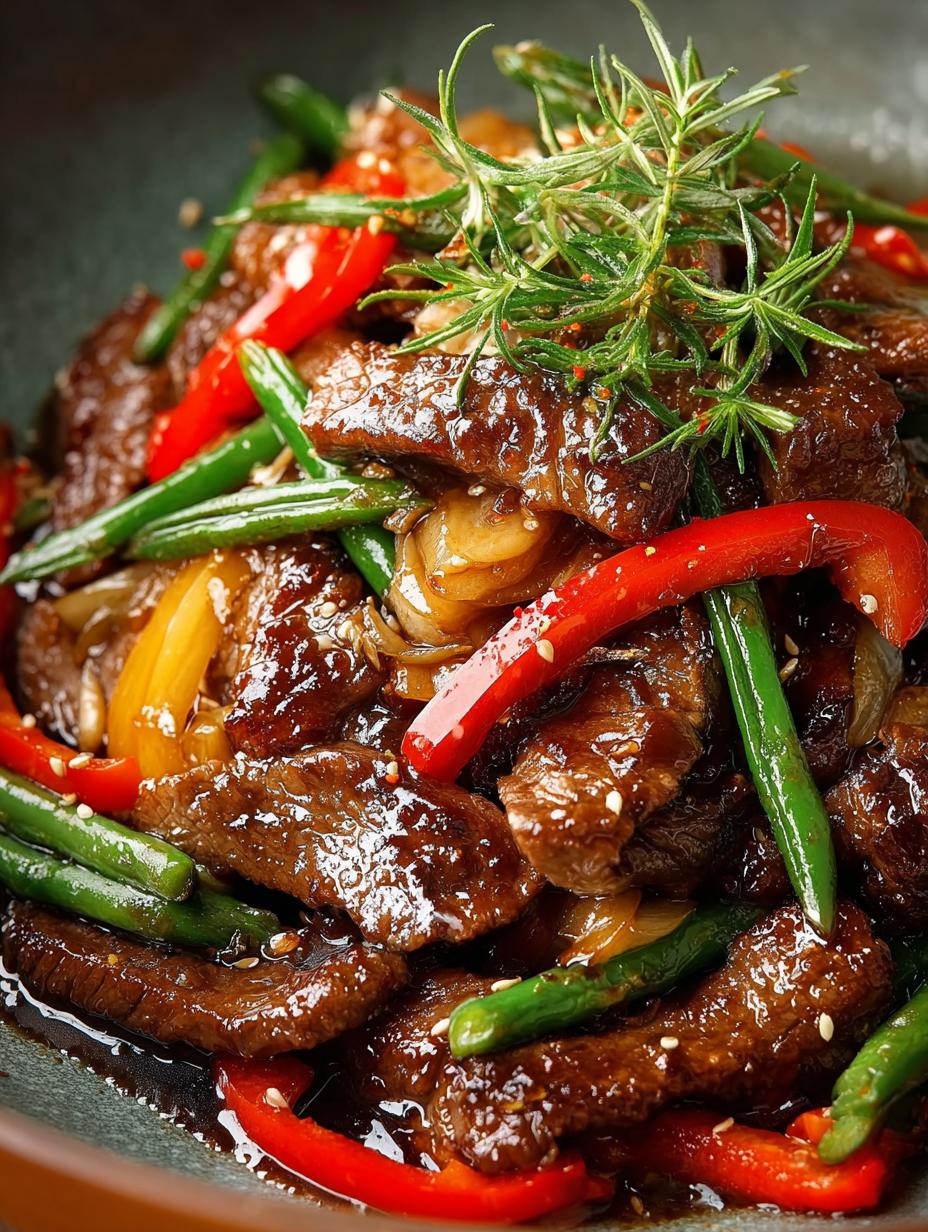 Asian Bbq Beef Stir