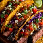 Chipotle Orange Steak Tacos