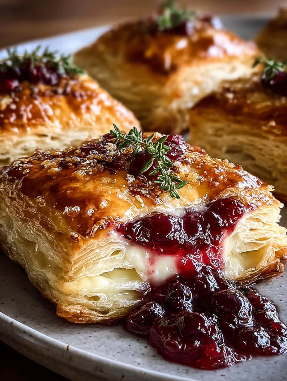 Cranberry Brie Puff Pastry: 24 Elegant Bites for Holidays - Cranberry Brie Puff Pastry - main visual representation